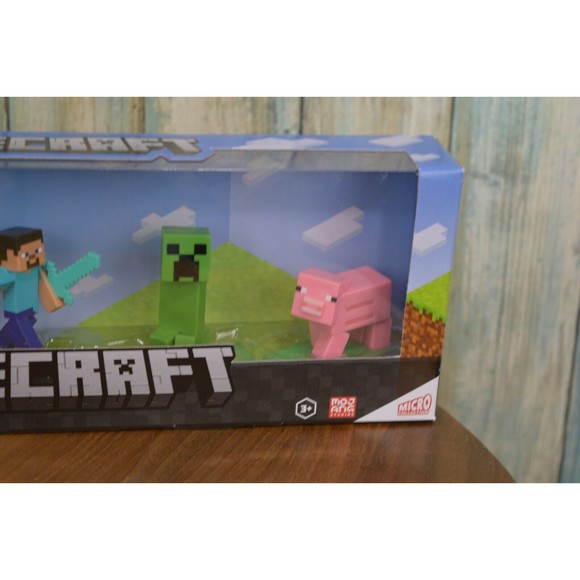 Minecraft Micro Collection 5 Figure Box Set ENDER DRAGON New - Picture 3 of 5
